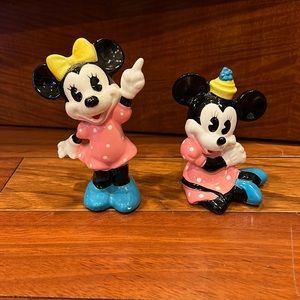 2 vintage, Disney, Japan figurines